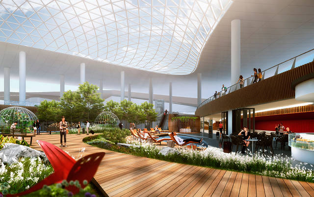 Incheon International Airport in Seoul, South Korea. Image from Gensler.